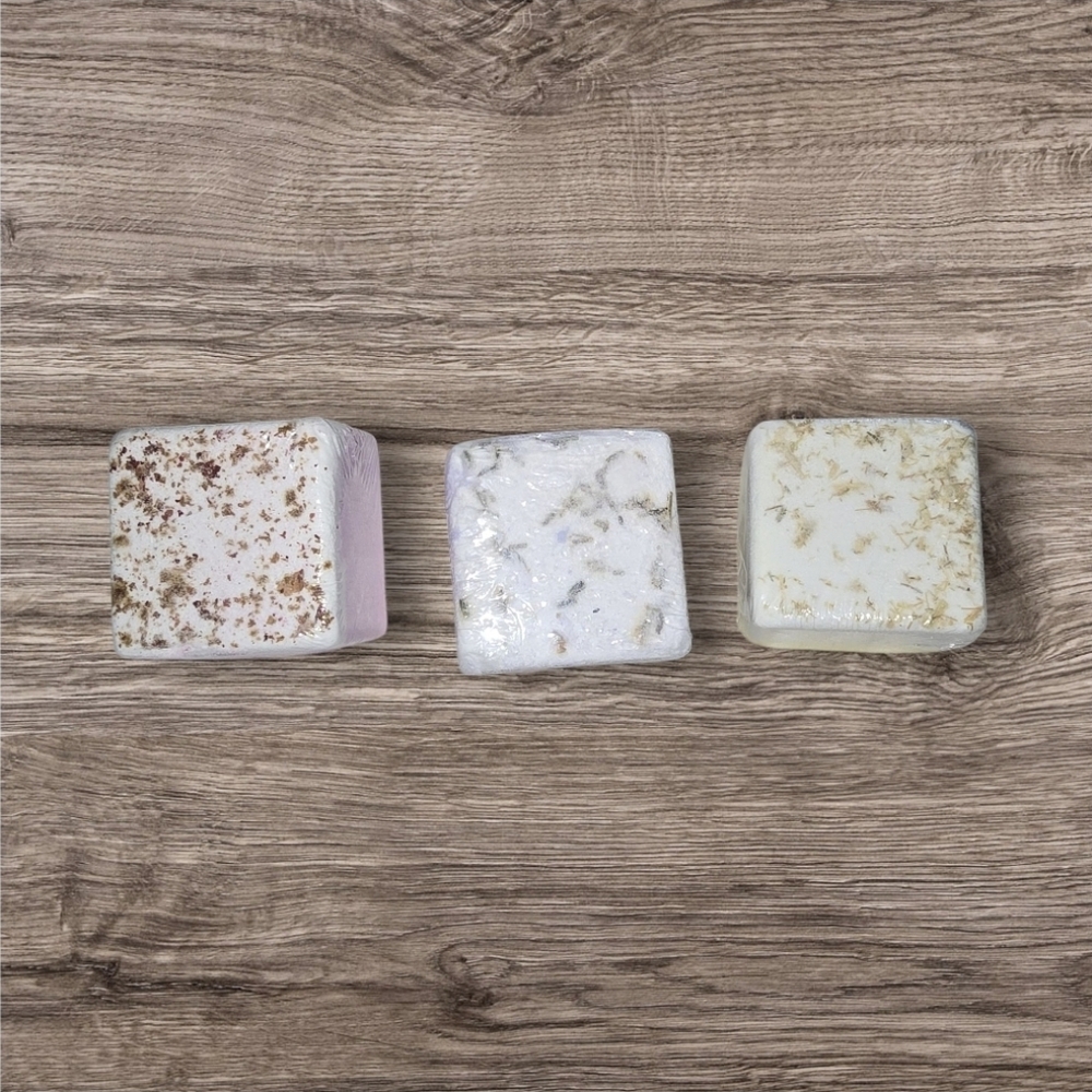 Bath Fizzy New Set of 3 4.2 oz Each Lavender, Rose, Orange Blossom Essential Oil